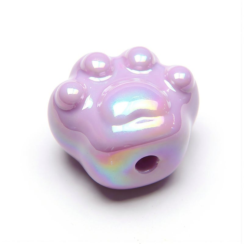 Lightweight Portable Cat Paw Beads 1.9x1.6cm Outdoor Craft Use - Image 2