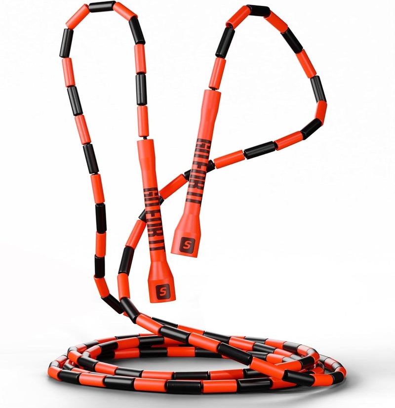 sportbit Elite Beaded Jump Rope – Adjustable for Kids u0026 Adults, Durable Fitness Skipping Rope for Cardio, Gym, Home u0026 Outdoor Workouts - Image 1