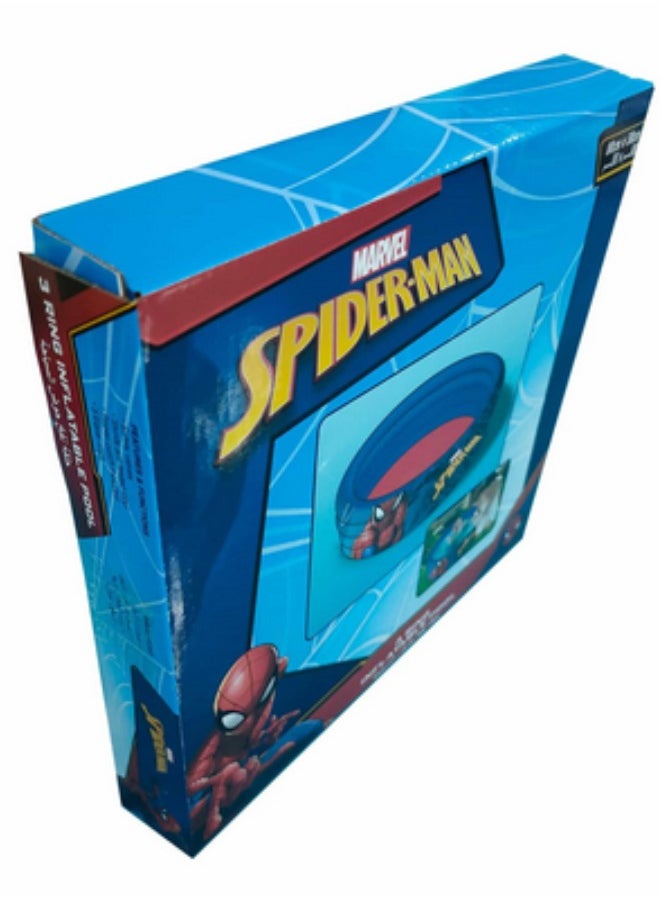 MARVEL Marvel Spiderman Inflatable Pool for Kids - 3-Ring Swimming Pool (80cm x 30cm), Ideal for Toddlers, Infants, and Babies for Backyard, Indoor & Outdoor Fun, Pool Parties, and Games | Ages 3-8  - Image 4
