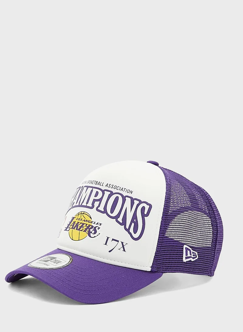 NEW ERA Los Angeles Lakers League Champions Trucker Cap