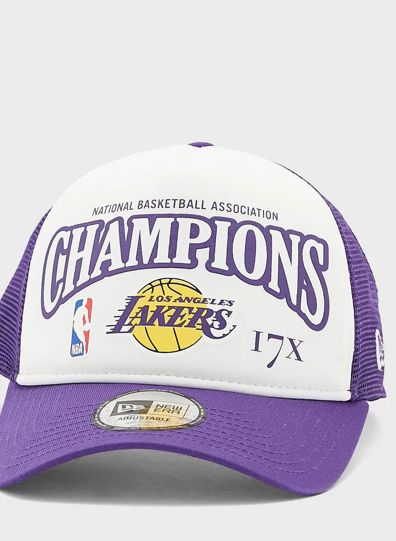 NEW ERA Los Angeles Lakers League Champions Trucker Cap