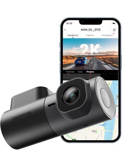 DDPAI 2K Dash Cam for Cars Front, 1440P Dashcam Car Dash Camera 360° Rotatable with Night Vision 24H Parking Monitor 5G Wifi G-Sensor ADAS Loop Recording App Control Max Support 256G, MINI2X