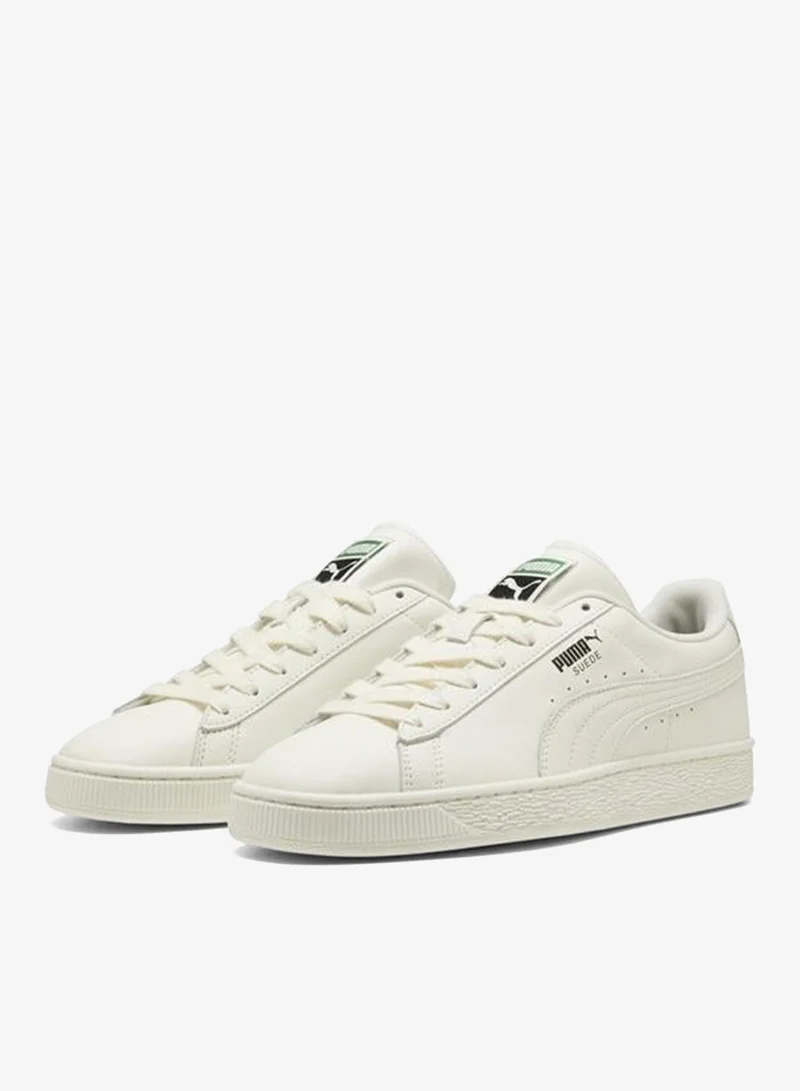 Puma Warm White-Archive Green Suede Sneakers Unisex  | Best Price UAE