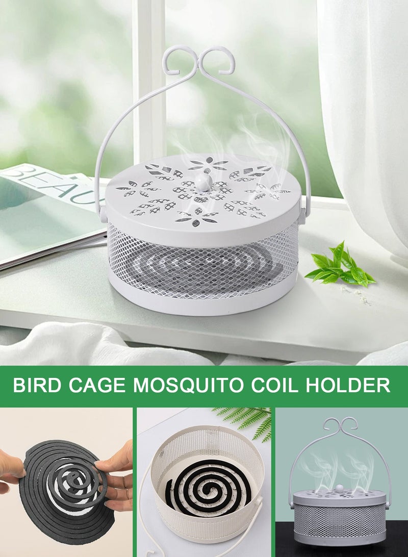 TOPONE 3Pack 30Coils Mosquito Coils  with 1 Mosquito Coil Box Iron Holder Household Censer Repellent Incense Coil - Image 3