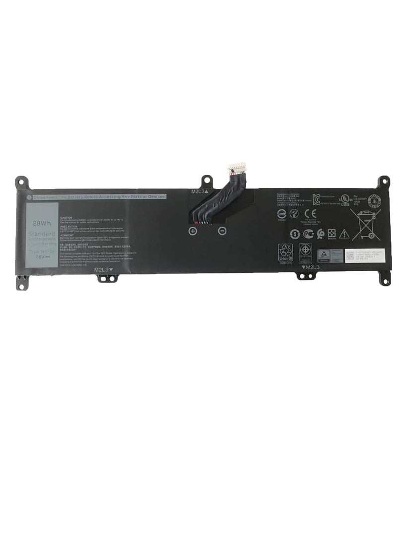 Generic - 7.6V.28Wh 3500mAh NXX33 Laptop Battery Compatible for Dell NXX33 0020K1 MJMVV Dell Inspiron 3195 2-in-1 Series - Image 1