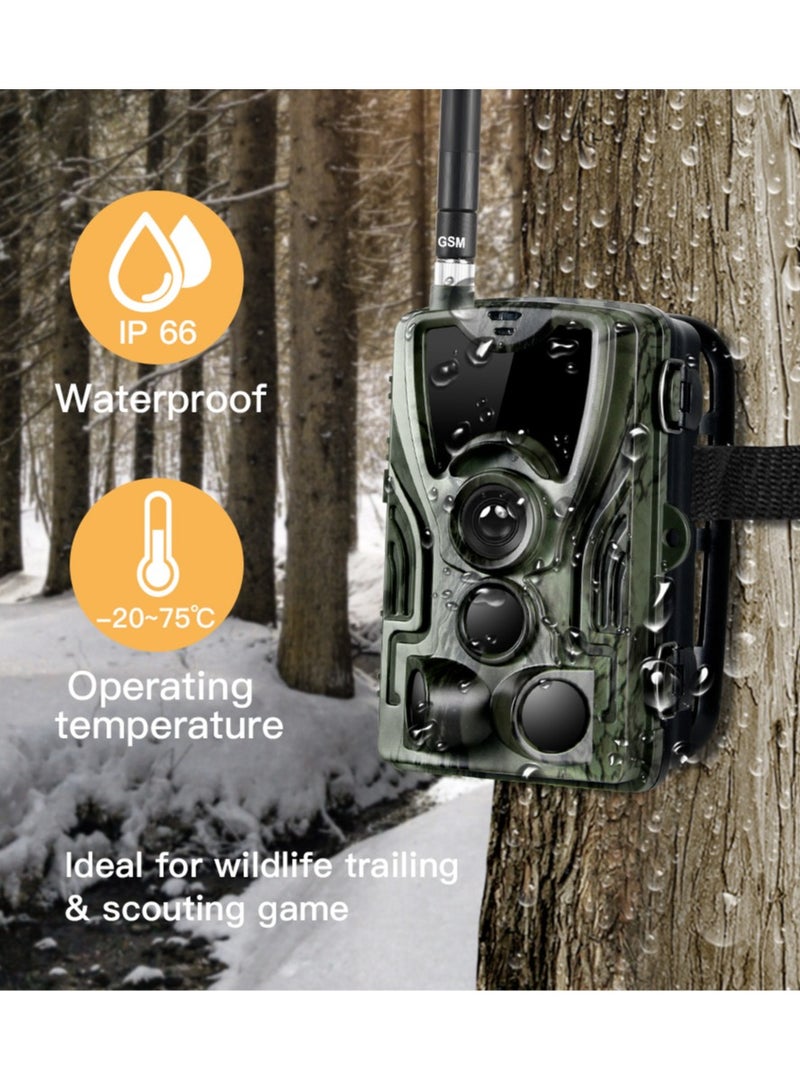 2G كاميرا للرؤية الليلية بالأشعة تحت الحمراء 16MP 1080P SMS للصيد في الهواء الطلق - Image 4