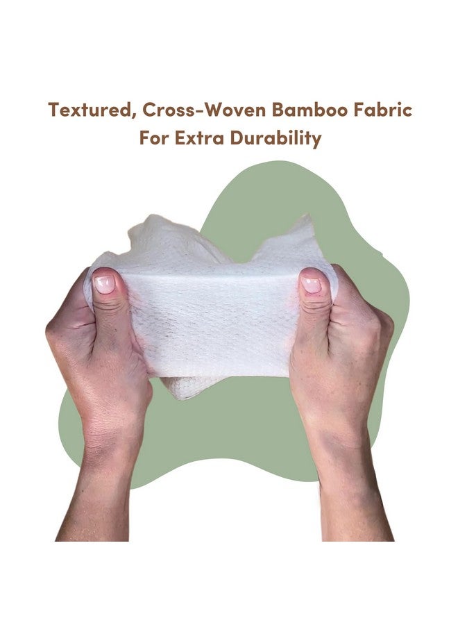 Terra Bamboo Dry Baby Wipes 100% Biodegradable Bamboo Fiber 0% Plastic Unscented Dry Baby Wipes For Sensitive Skin 1 Pack Of 48 Dry Wipes - Image 3