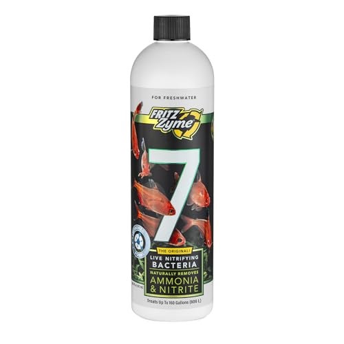 Fritz Aquatics FritzZyme 7 Live Nitrifying Bacteria Naturally Removes Amonia & Nitrite for Freshwater Fish (16-Ounce) - Image 1