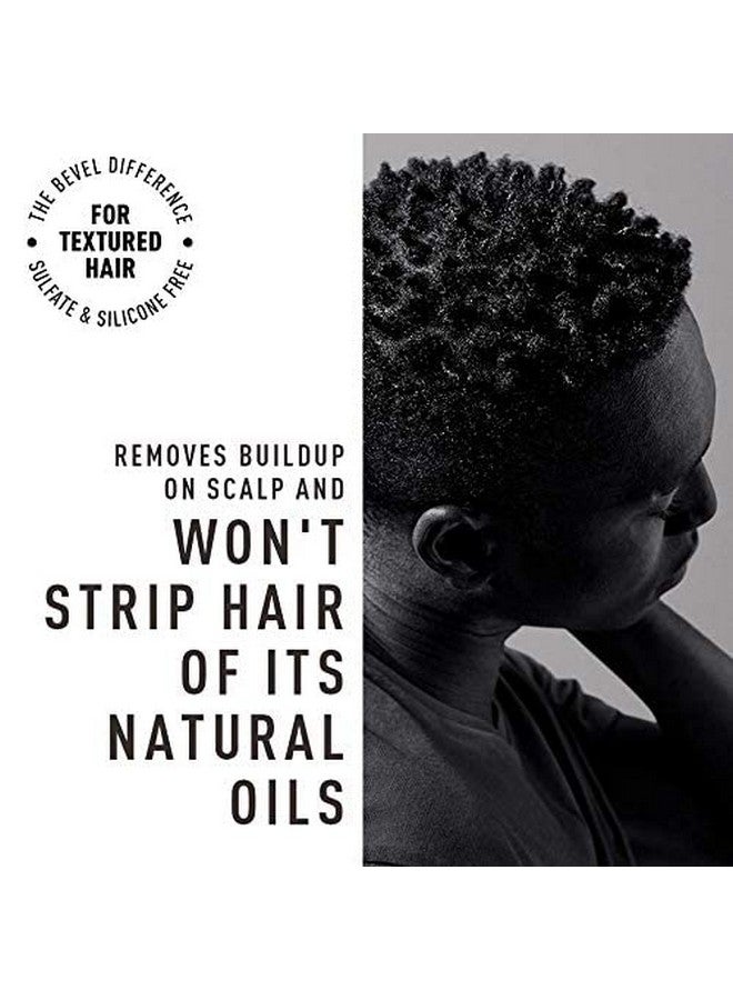 Bevel Shampoo For Men Sulfate Free Shampoo For Textured Hair With Coconut Oil And Shea Butter Detangles Course Curly Hair 12 Oz - Image 4