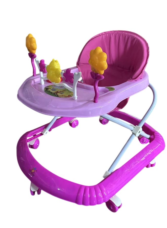 Baby Love Baby Walker with Toys & Music Pink 33-607-1P - Image 2