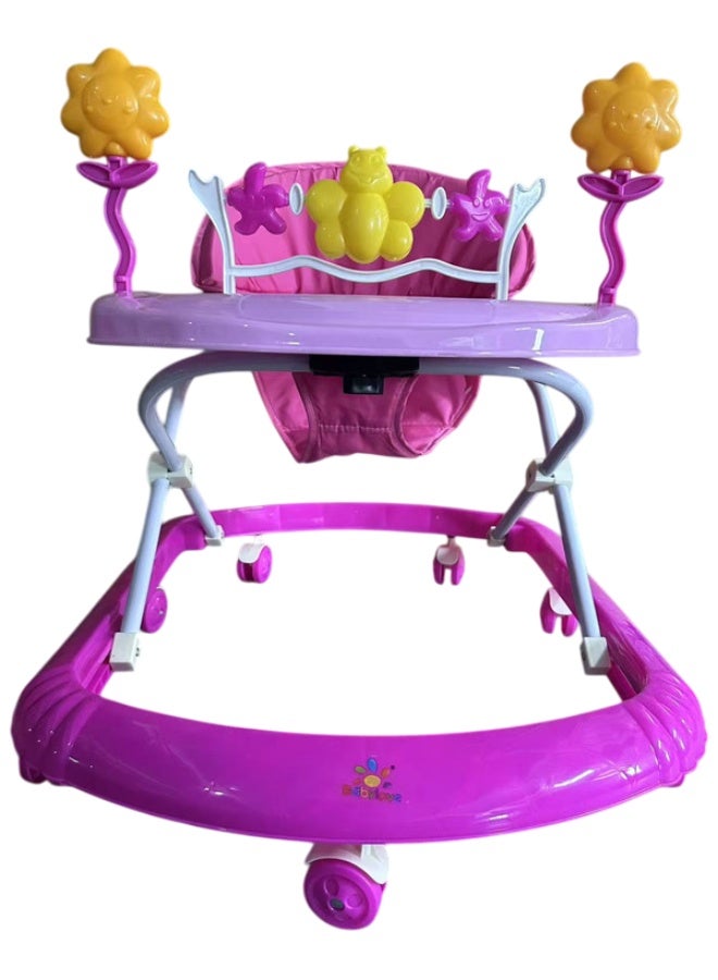 Baby Love Baby Walker with Toys & Music Pink 33-607-1P - Image 1