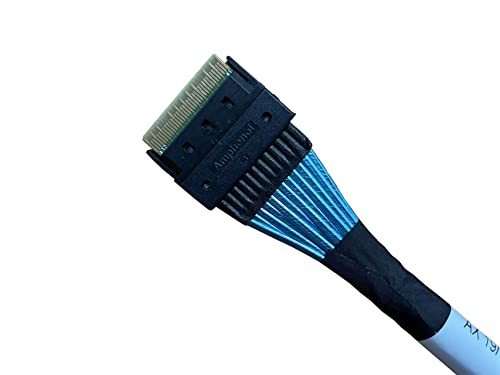DiliVing 𝐃𝐢𝐋𝐢𝐧𝐤𝐞𝐫 𝐒𝐥𝐢𝐦𝐒𝐀𝐒 x8 to 2*𝐒𝐥𝐢𝐦𝐒𝐀𝐒 x4,𝐒𝐅𝐅-𝟖𝟔𝟓𝟒 74P to 2*𝐒𝐅𝐅-𝟖𝟔𝟓𝟒 38P 80CM Cable(Broadcom MPN 05-60004-00) - Image 3