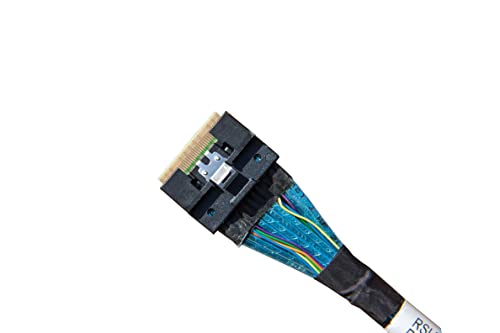 DiliVing 𝐃𝐢𝐋𝐢𝐧𝐤𝐞𝐫 𝐒𝐥𝐢𝐦𝐒𝐀𝐒 x8 to 2*𝐒𝐥𝐢𝐦𝐒𝐀𝐒 x4,𝐒𝐅𝐅-𝟖𝟔𝟓𝟒 74P to 2*𝐒𝐅𝐅-𝟖𝟔𝟓𝟒 38P 80CM Cable(Broadcom MPN 05-60004-00) - Image 2
