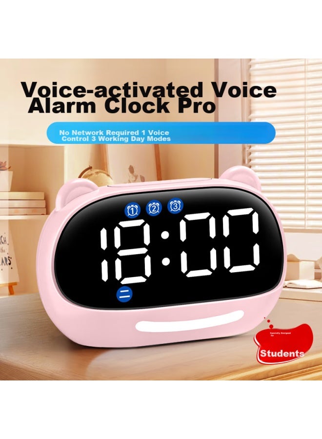 Qt-Timer Timer, Time Management Tool, Student Learning Aid, Wake-up Device, Children's Voice-controlled Electronic Clock, Countdown Reminder, Smart Alarm Clock New Model, New Year Gift For Children - Image 1