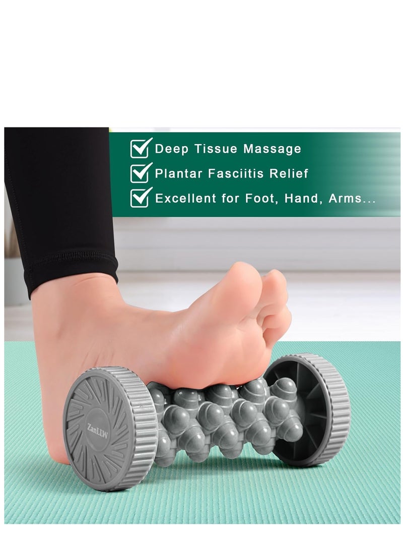 KASTWAVE Foot Roller Massager for Plantar Fasciitis Relief, Manual Deep Tissue Foot Massager for Circulation, Pain Relief, Reflexology Trigger Point Therapy Feet Massage Roller for Arch or Heel Recovery - Image 2