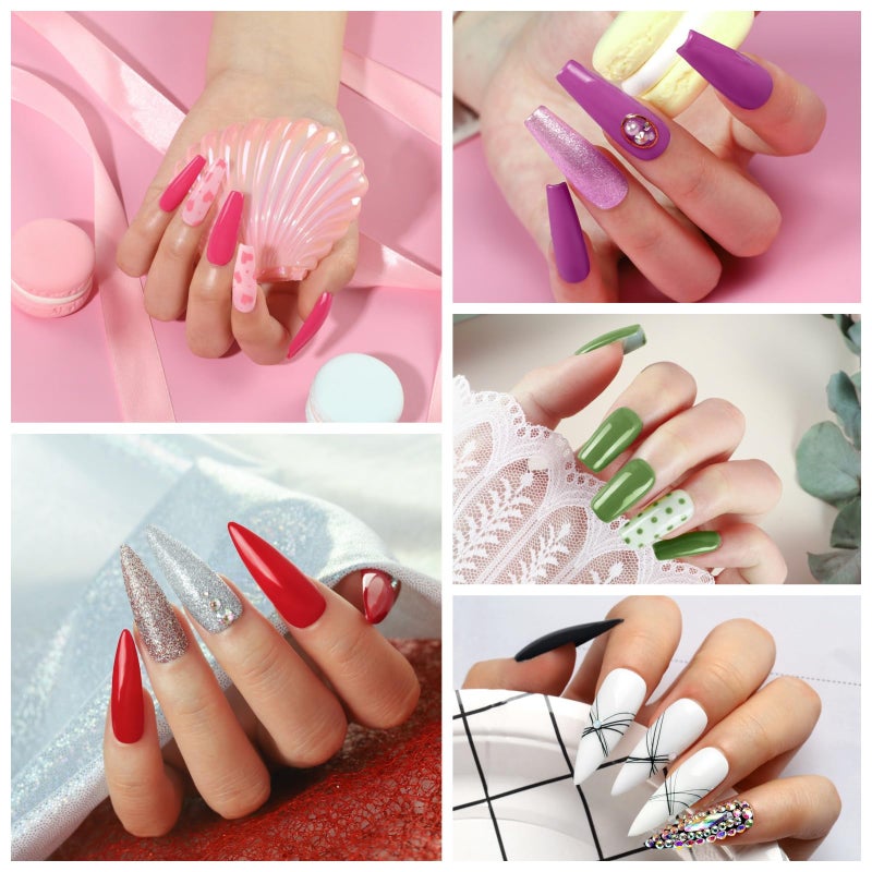 COSCELIA 53PCS Gel Nail Polish Kit with U V light and Drill Starter Kit, 35 Colors Gel Polish Set 5pcs Top Base Coat All season Fashion Popular Colors Gel Manicure Kit Gifts for Women - Image 2