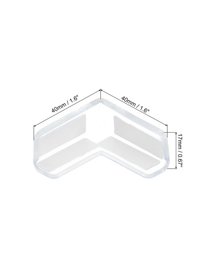 uxcell Furniture Glass Table Desk Corner Guards Edge Protector Cushion 8pcs - Image 3