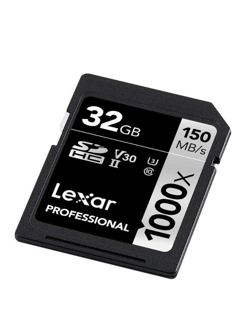 Lexar PROFESSIONAL UHS-II SD CARD 150MB/1000X 32 GB - Image 1