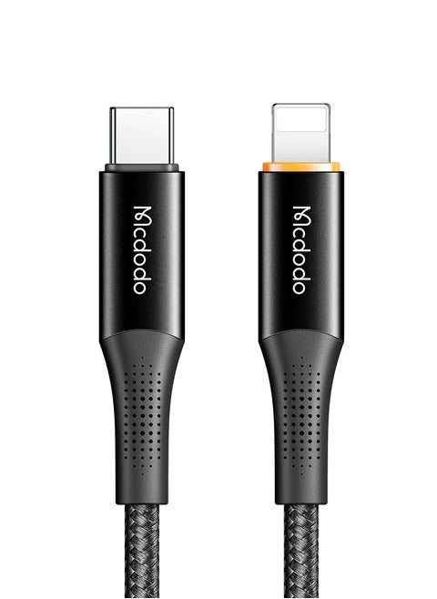 Cable Firefox Series PD Type-c to Lightning with LED 1.2m