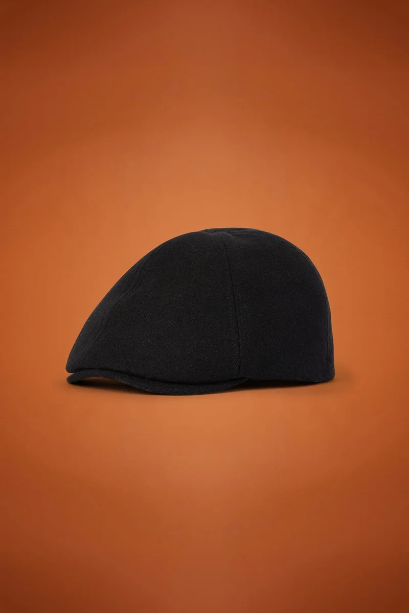 دوبل غانغر Men's flat cap - Black