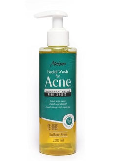 MELANO Melano Pharma Acne Facial Wash 200 ML  - Image 1