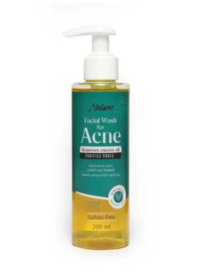 MELANO Facial Wash For Acne  200 ML - Image 1