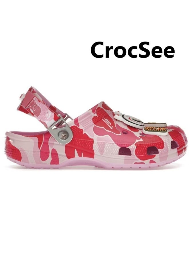 Cool Design Clogs Pink Color