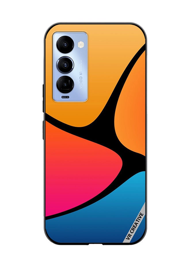 VR CREATIVE Protective Case Cover For Tecno Camon 18/18 P Color Mixture Design Multicolour - Image 1