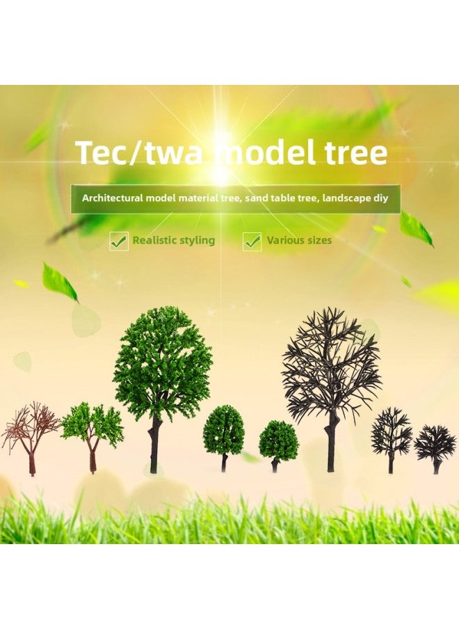 Generic - Plant Scene Model Material Garden Landscape Sand Table Material Trunk Finished Tree TEC Various Height-Color:One Finished Tree TEC-140 - Image 1