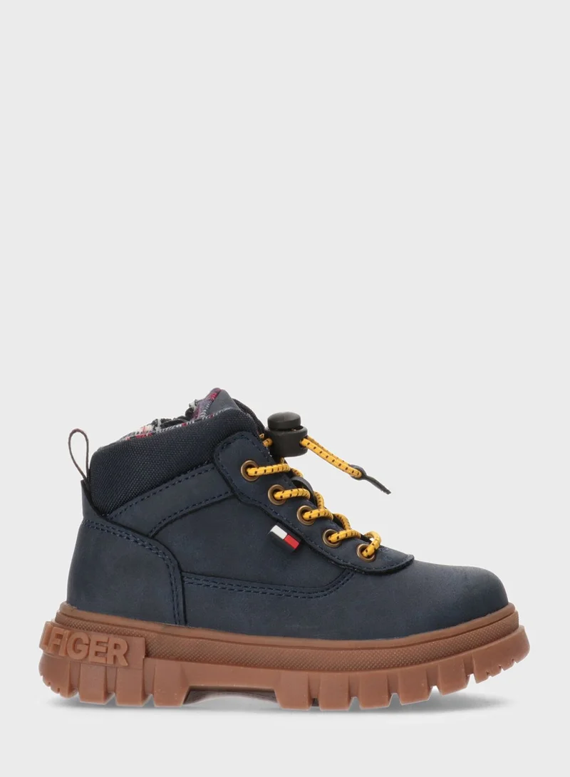 TOMMY HILFIGER Kids High Top Lace Up Sneakers