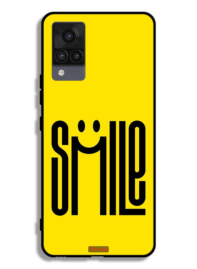 Tolwak Vivo V21 Protective Case Cover Smile Art - Image 2