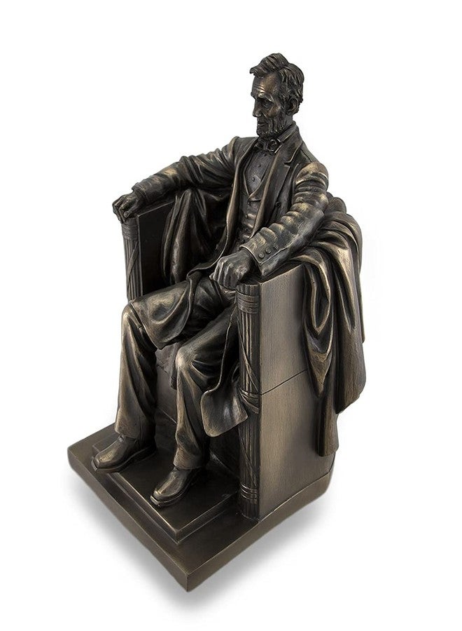 Veronese Design Things2Die4 Seated Abraham Lincoln Bronzed Historical Sculptural Statue - Image 2