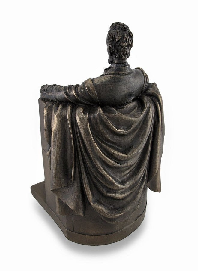 Veronese Design Things2Die4 Seated Abraham Lincoln Bronzed Historical Sculptural Statue - Image 4