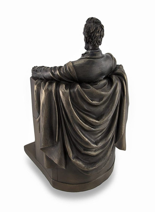 Veronese Design Things2Die4 Seated Abraham Lincoln Bronzed Historical Sculptural Statue - Image 3