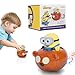 YOLOPARK Minions Despicable Me Toy Car275 Inch Mini Bob Tim Pull Back Car with SoundBirthday Party Favor Gifts for Toddler 3 4 5 6 7 Year Old - Image 2