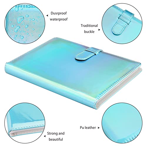 Hapeper 128 Pockets Photo Album Compatible with Fujifilm Instax Mini 12 11 9 8 90 70 40 Instant Camera Films and 2x3 Inch Photo Paper (Bright Blue) - Image 4