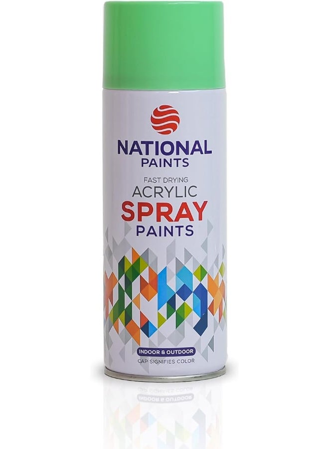 NATIONAL PAINTS Fast Drying Acrylic Spray Paint - Turquoise 312 - Image 1