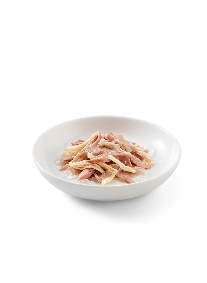 LOQMA Cartoon of 24 pieces of moist food bites with chicken flavor and tuna in gravy, 85g. - Image 3