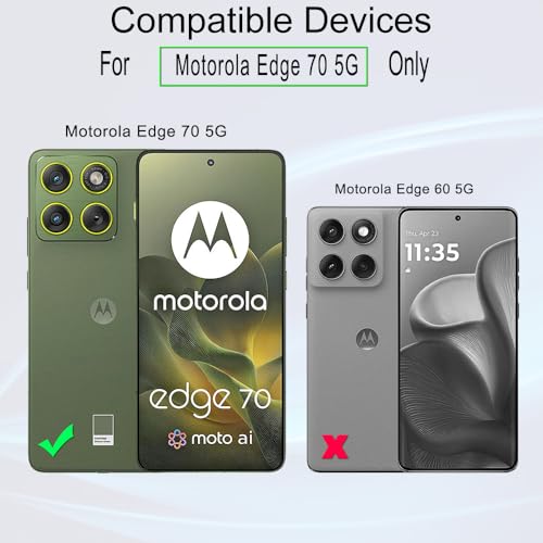 Ibywind for Motorola Edge 70 5G Screen Protector2 Pack9H Hardness Tempered Glass and Camera Lens Protectorwith Alignment FrameFull CoverageBubble FreeFingerprint UnlockScratch Resistant - Image 3