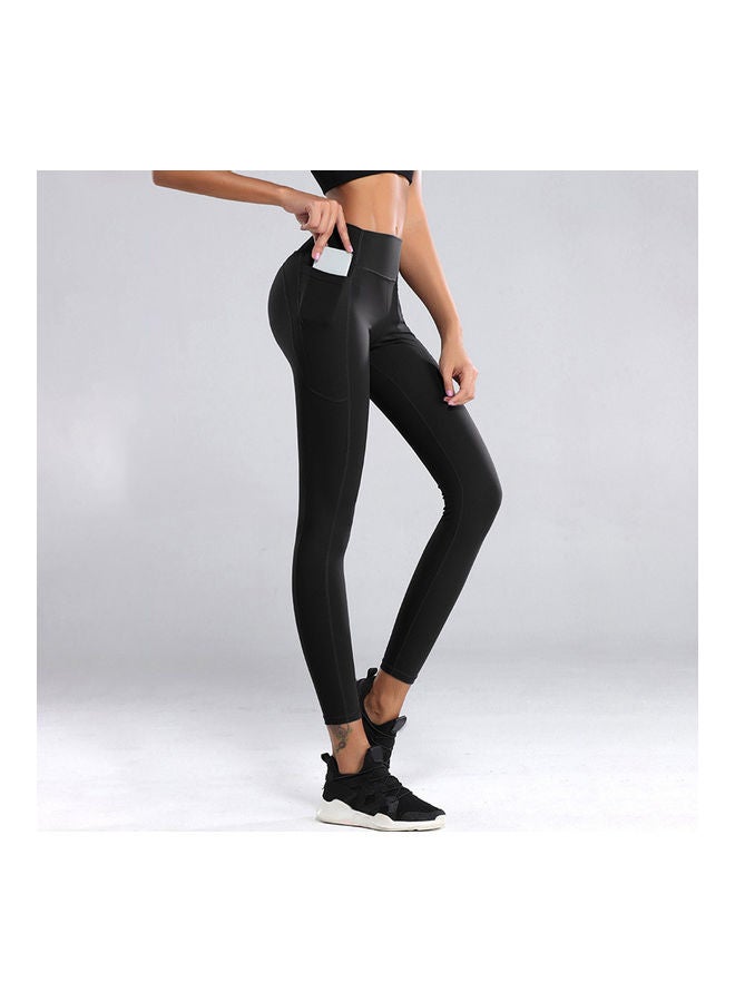 اسم المحتوى ناريلا بنطال ضيق لليوغا سريع الجفاف L - Image 1