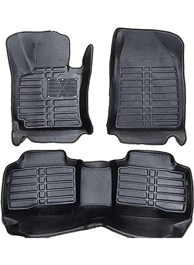 طقم فرش أرضيات 5D – مناسب لسيارة رينو فلونس الجديدة