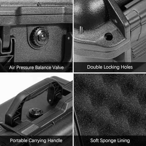 AMAZEAR Hard Case for DJI Osmo Action 5 Pro,DJI Action5 Pro Accessories Premium Compact Hard Shell Carrying Bag Waterproof Protective Case Portable for Travel, Compatible with Action 3 Action 4 - Image 5