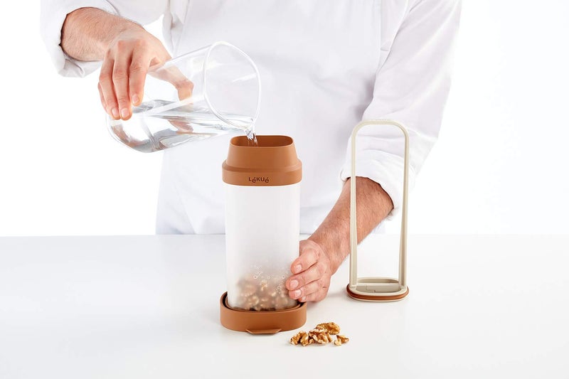 Lekue Nut, Almond Grain Milk Maker, 1 quart, Brown - Image 2