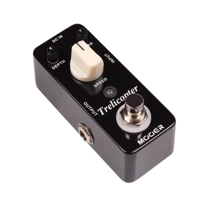MOOER Trelicopter Optical Tremolo Micro Pedal, Classic Vintage Optical Tremolo With Bias Control, True Bypass Guitar Effects  Stompbox - Image 1