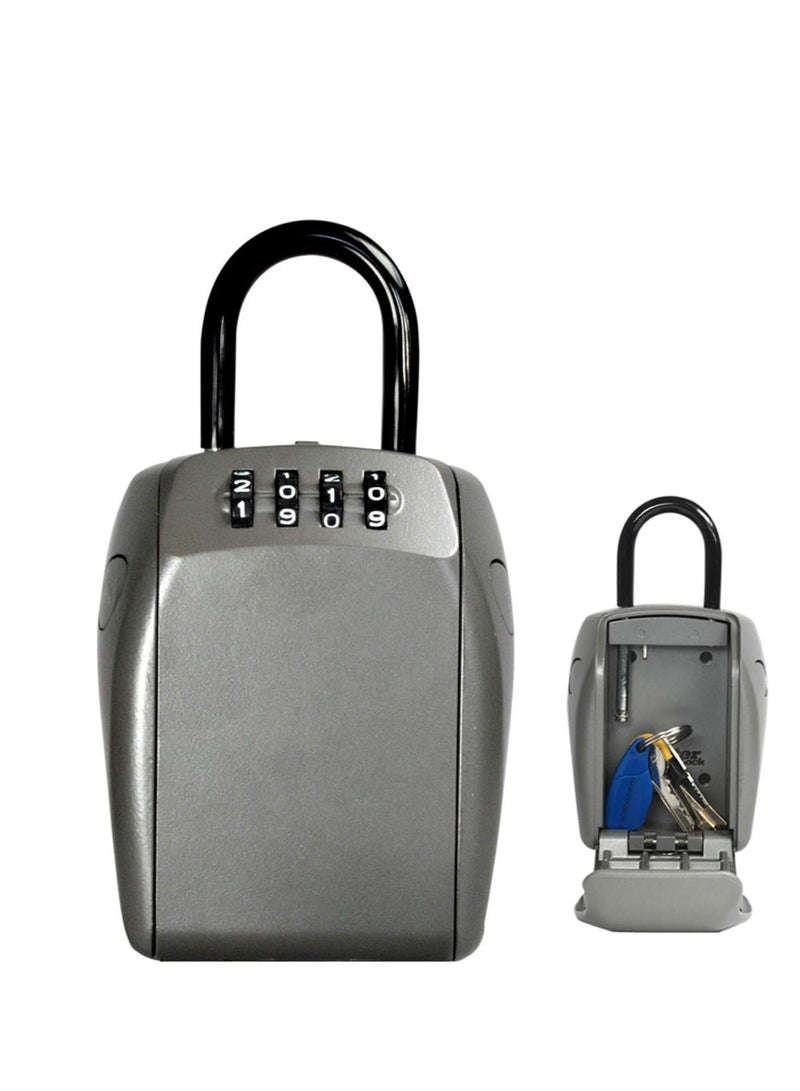 Master Lock Heavy Duty Key Lock Box, Outdoor Lock Box for House Keys, Key Safe and Combination Lock, 5 Key Capacity, 5414EC - Image 1