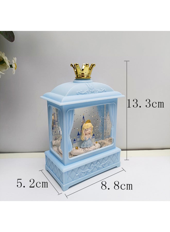 Creative Fantasy Girl Heart Crystal Music Night Light Children's Handmade DIY Main Body Birthday Gift Desktop Decoration-Color:Candy Car Unicorn Pink - Image 4