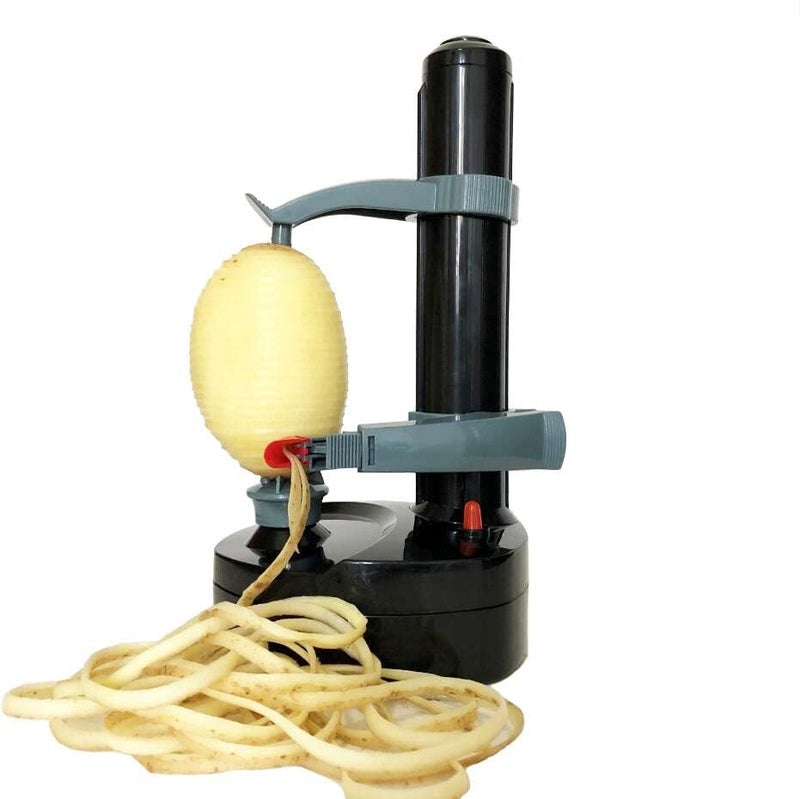 CPDZ Electric Potato Peeler for Kitchen Vegetable Peelers for Zucchini Carrot Automatic Potato Peeler Electric Peeler Fruit Peeler for Apples Orange Mango Lemon Kiwi Rotate Express - Image 2