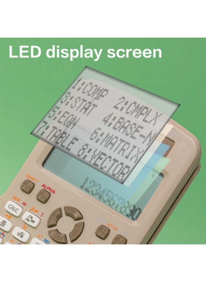 Deli-Scientific Calculator Pink-D991ES-PK - Image 3