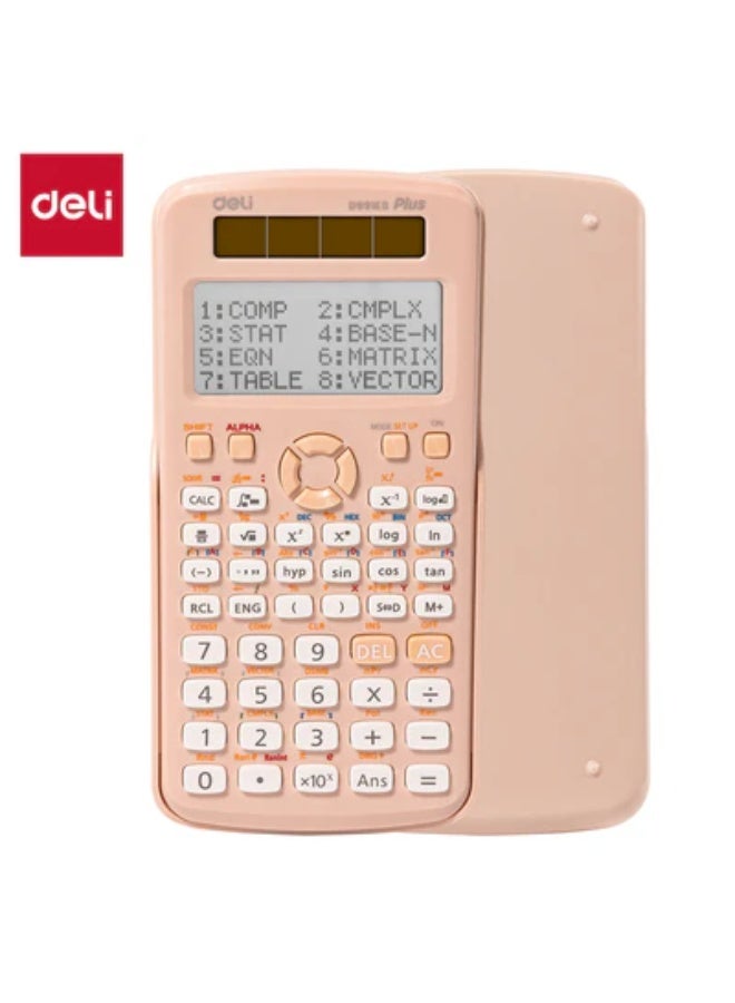 Deli-Scientific Calculator Pink-D991ES-PK - Image 1