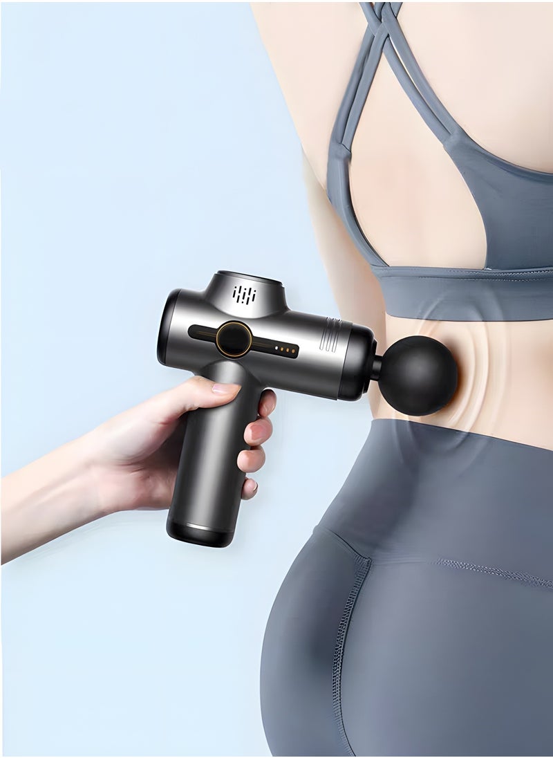 GROIC Muscle Massage Gun Percussion Massager Gun Deep Tissue with 6 Heads Muscle Massager for Office Gym Home Post Workout Recovery Massage Gun  - Image 2